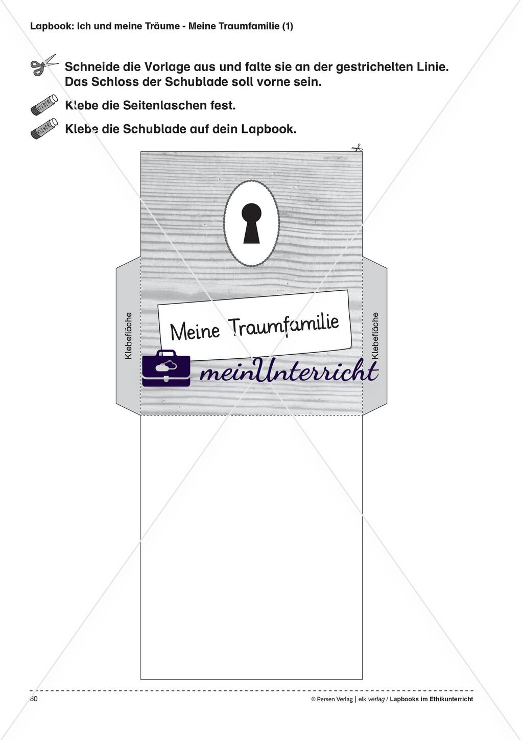 Lapbook: Ich und meine Träume Preview 8
