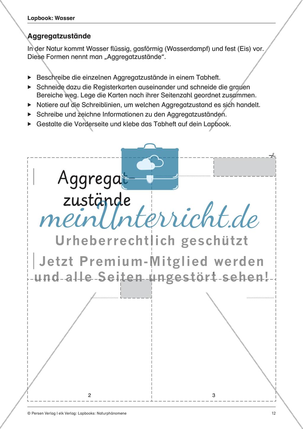 Lapbook: Wasser Preview 2