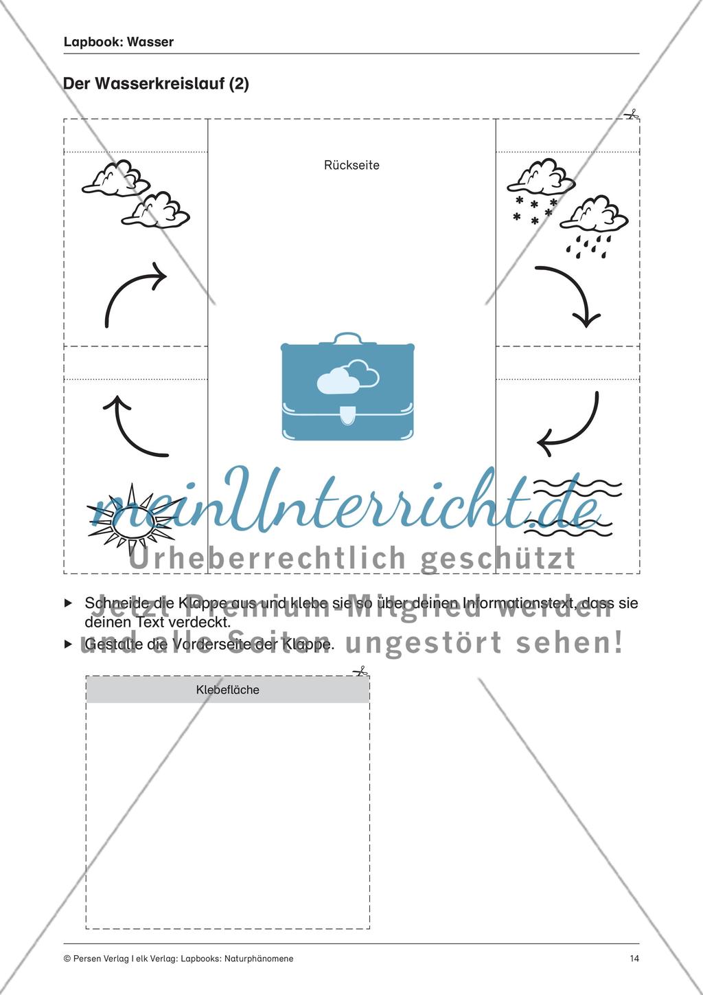 Lapbook: Wasser Preview 4