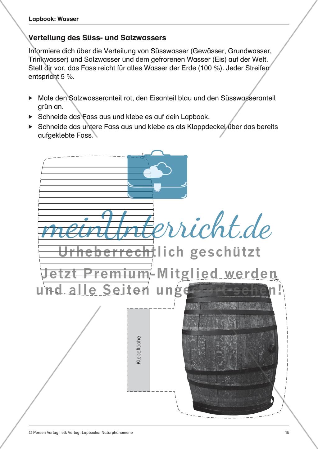 Lapbook: Wasser Preview 5