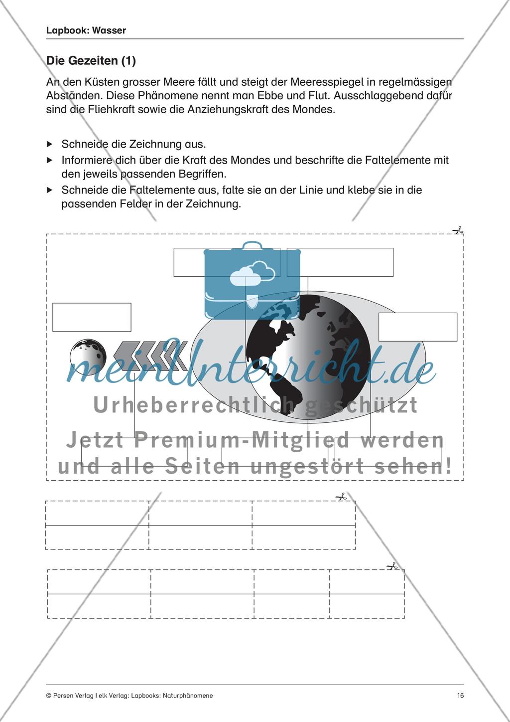 Lapbook: Wasser Preview 6
