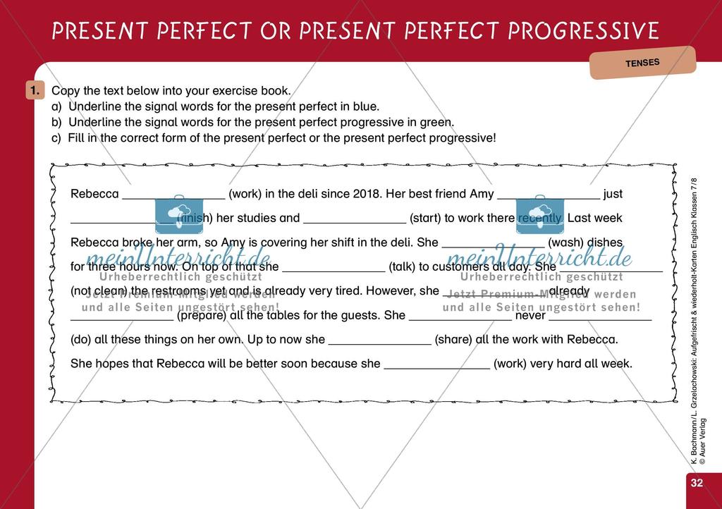 Tenses - Teil 2 Preview 12