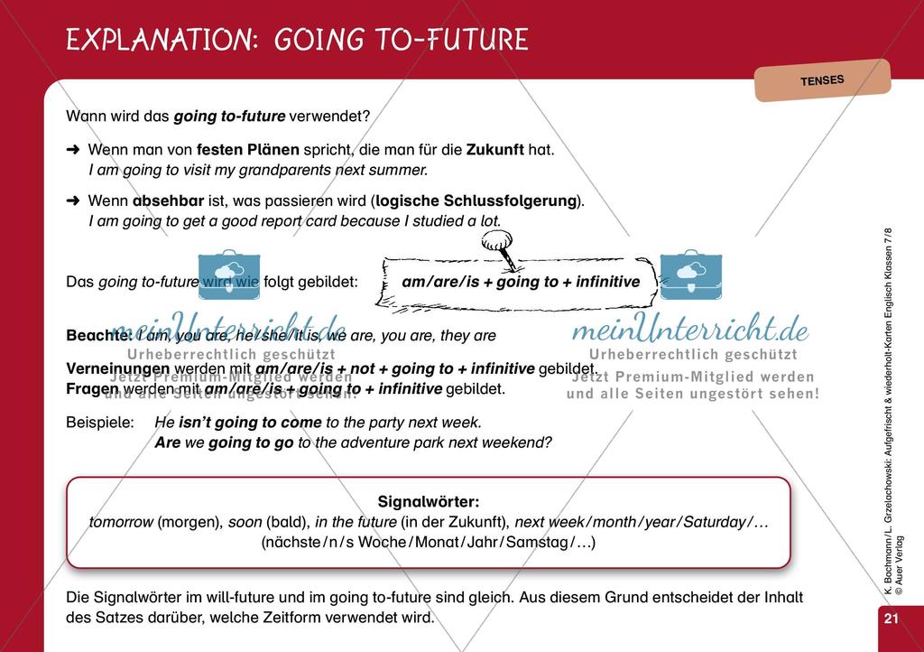 Tenses - Teil 2 Preview 1