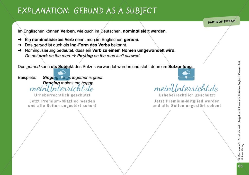 Parts of Speech - Teil 4 Preview 1