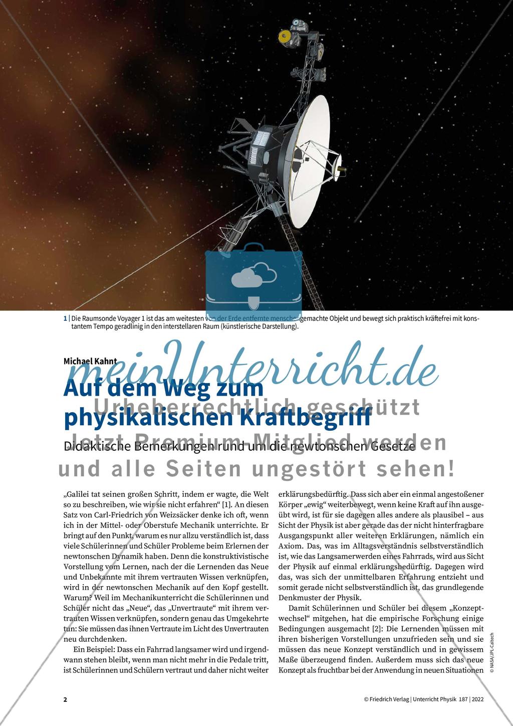 Auf dem Weg zum physikalischen Kraftbegriff Preview 1