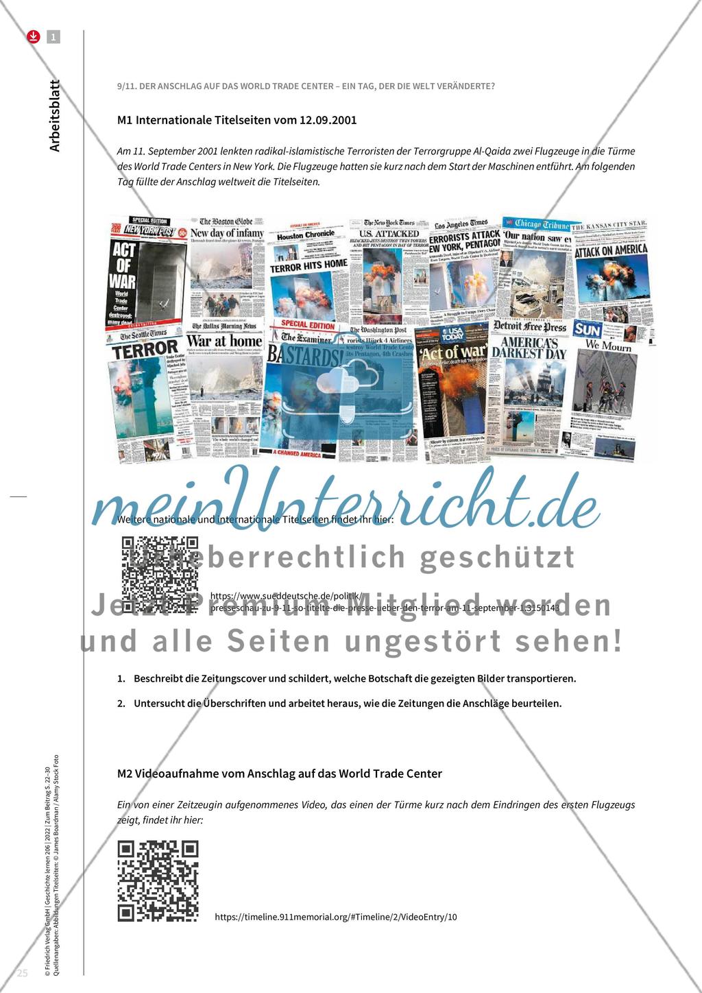 9 11 Der Anschlag Auf Das World Trade Center MeinUnterricht 9-11-der-anschlag-auf-das-world-trade-center-meinunterricht