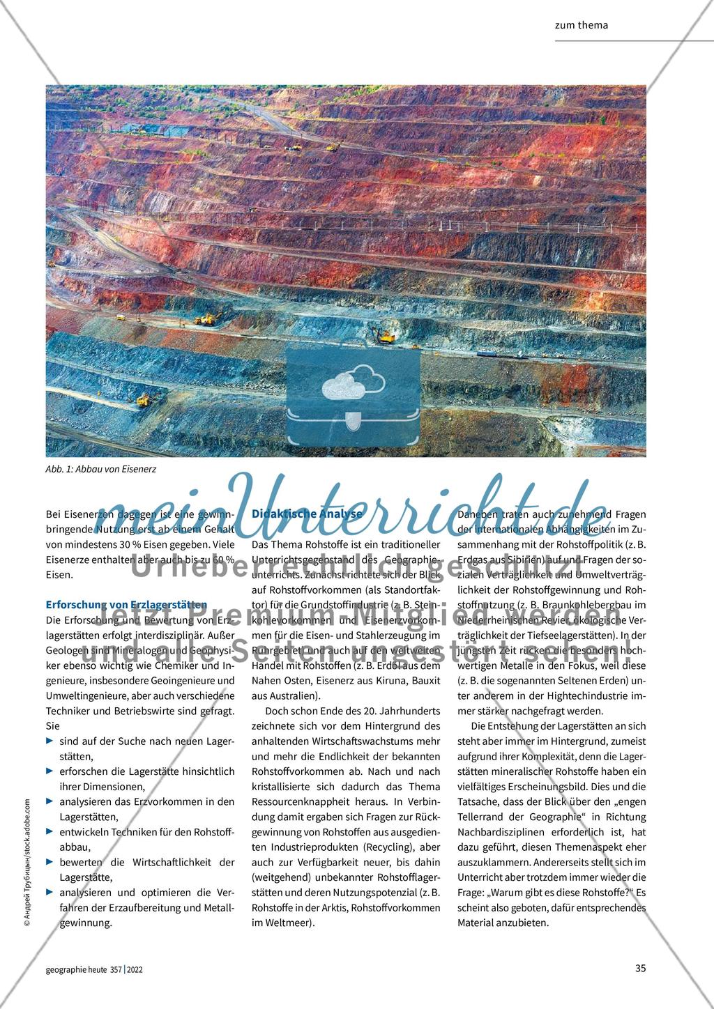 Entstehung von Erzlagerstätten Preview 2