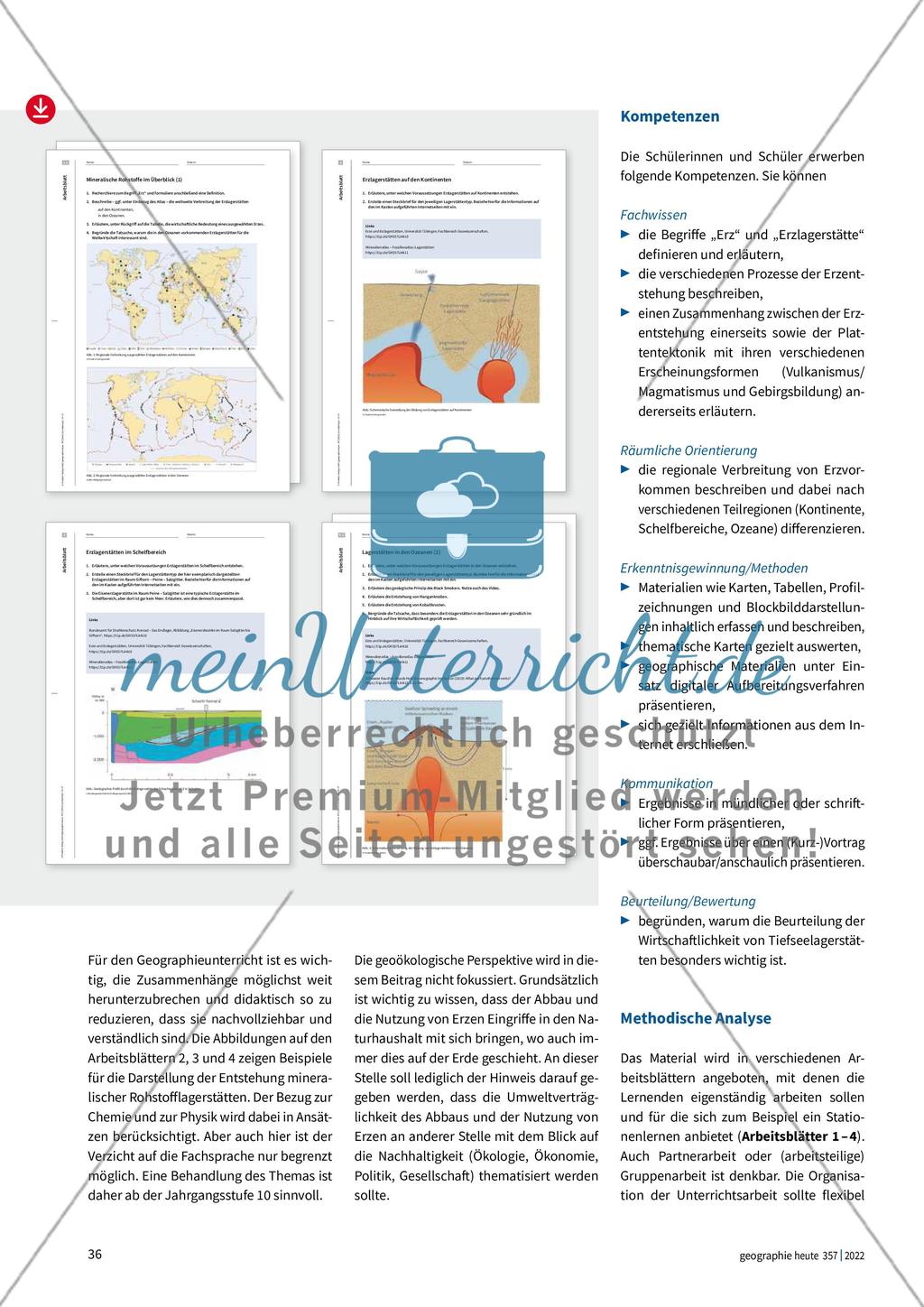 Entstehung von Erzlagerstätten Preview 3
