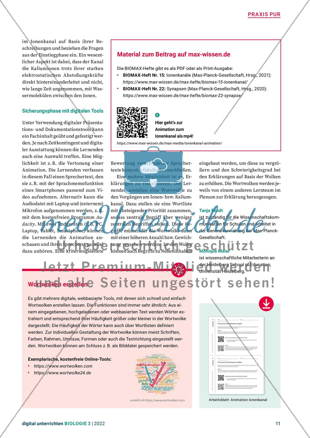 Digital unterrichten – Biologie Nr. 3 Preview 11