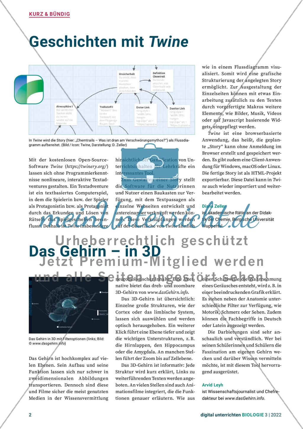 Digital unterrichten – Biologie Nr. 3 Preview 2