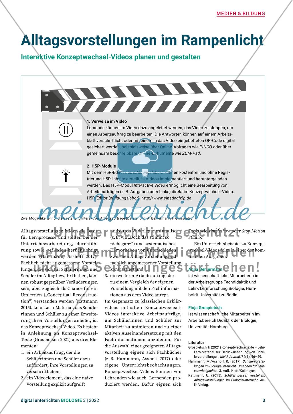 Digital unterrichten – Biologie Nr. 3 Preview 3