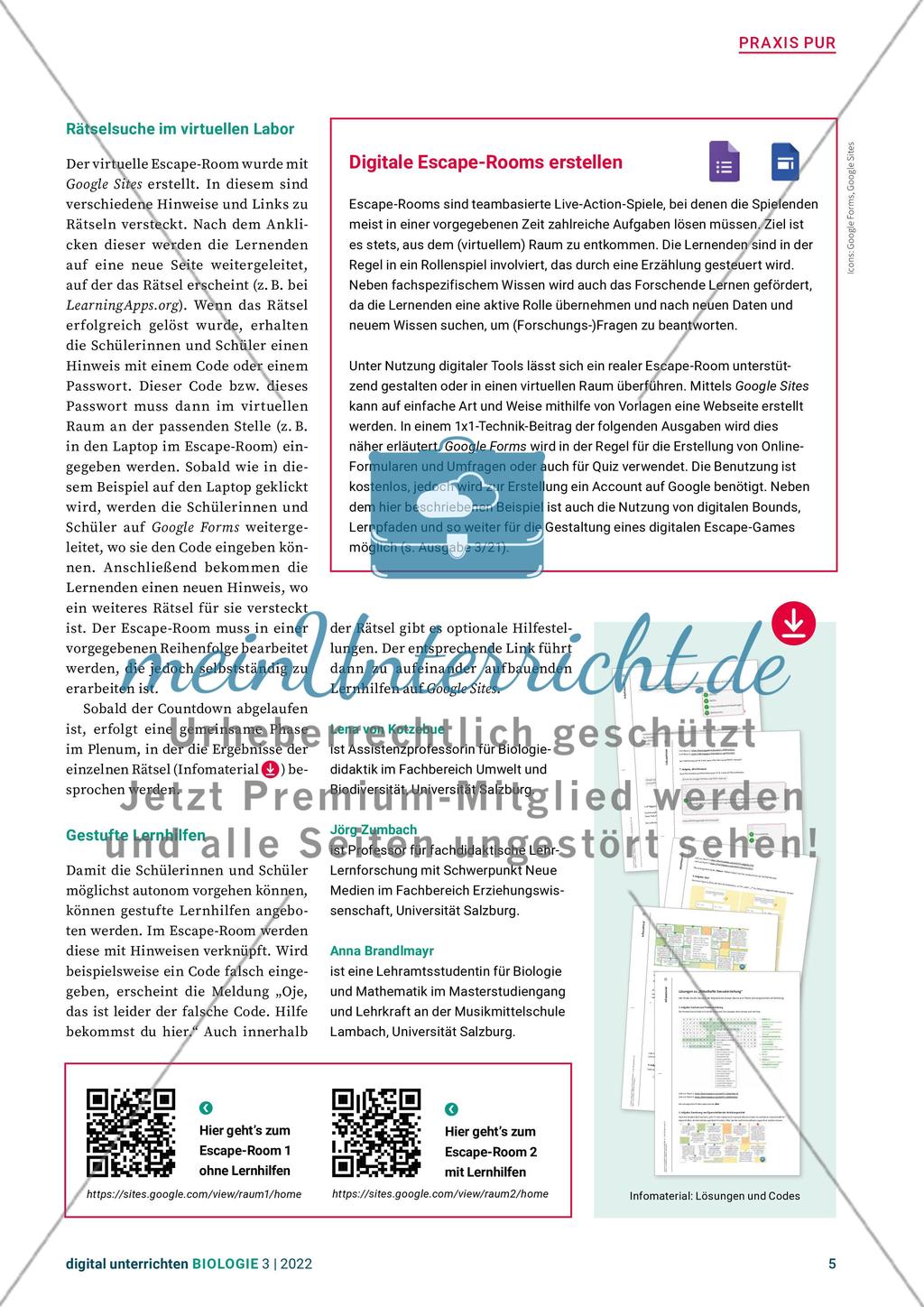 Digital unterrichten – Biologie Nr. 3 Preview 5