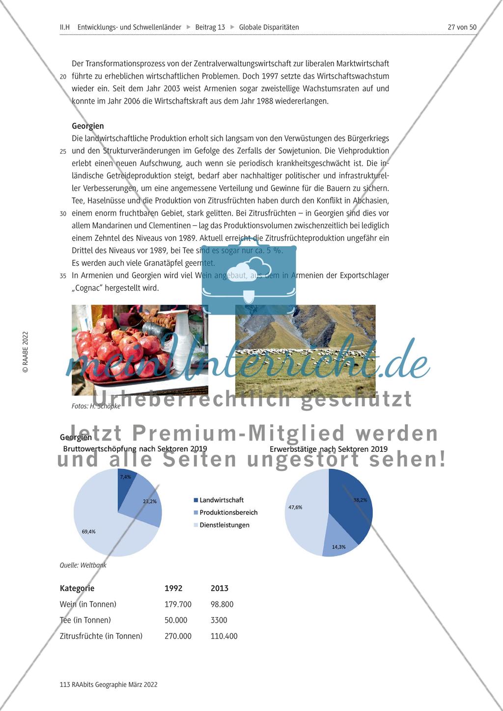 Globale Disparitäten - M10-M13 Preview 2