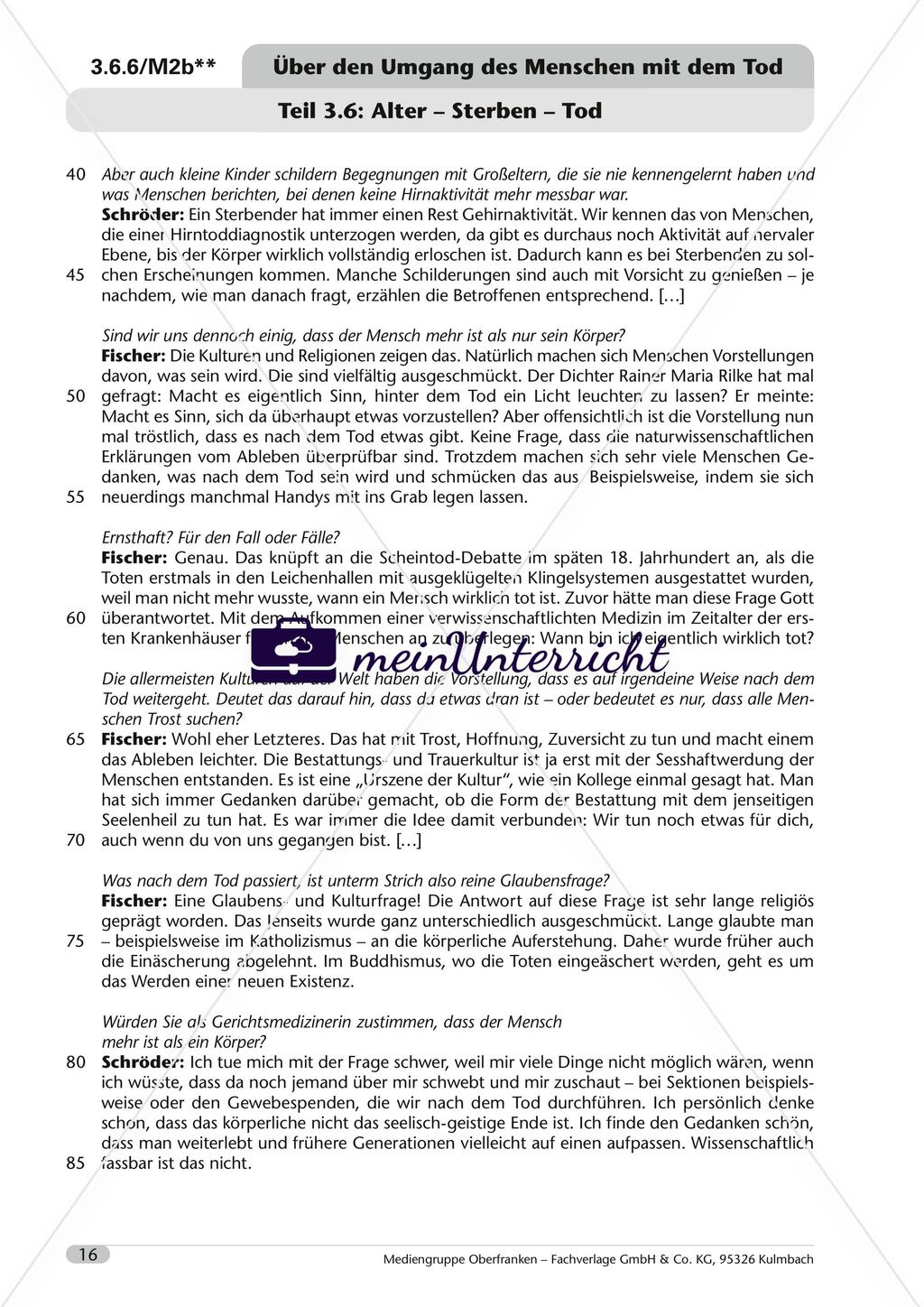 Über den Umgang des Menschen mit dem Tod Preview 17