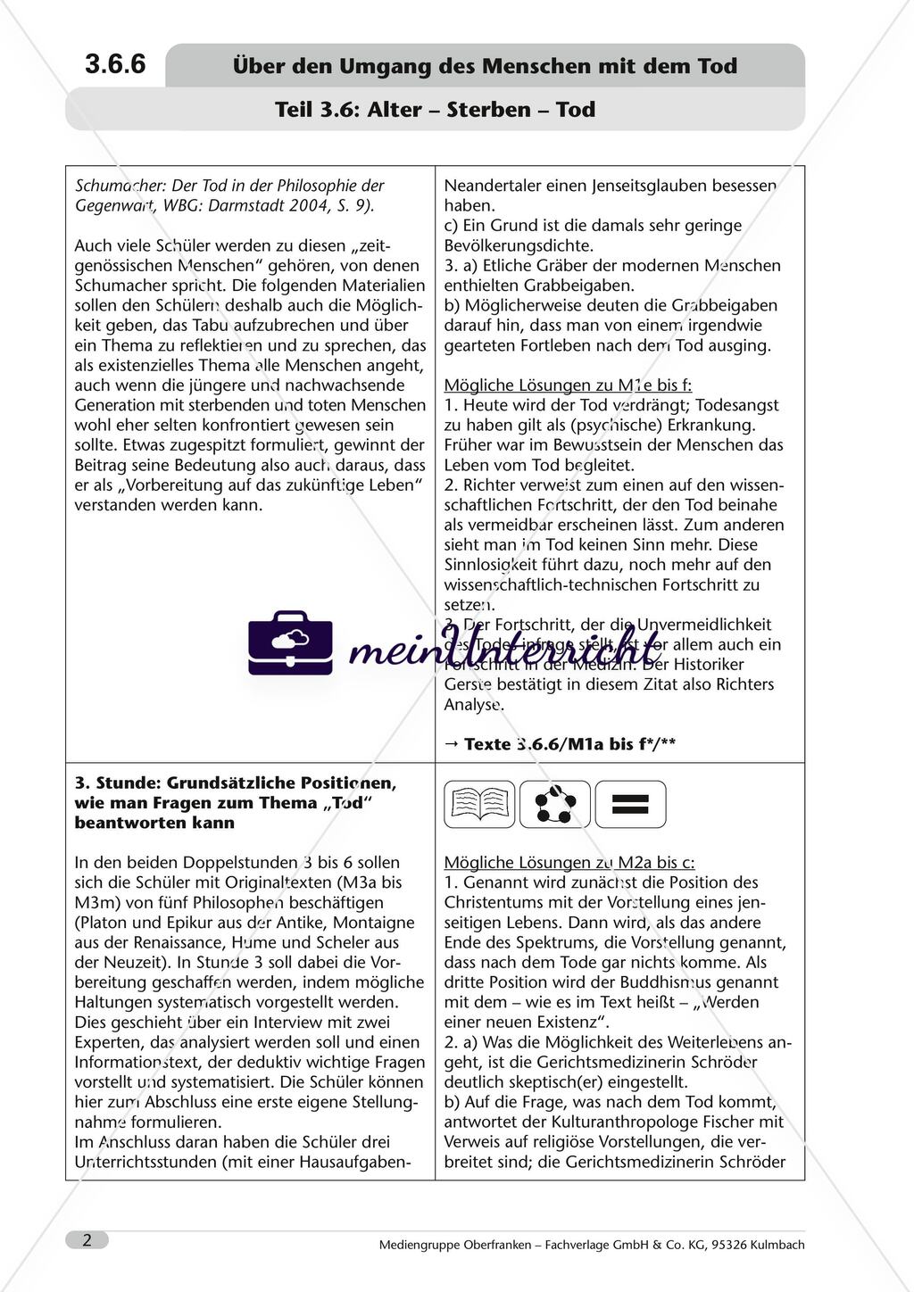 Über den Umgang des Menschen mit dem Tod Preview 3