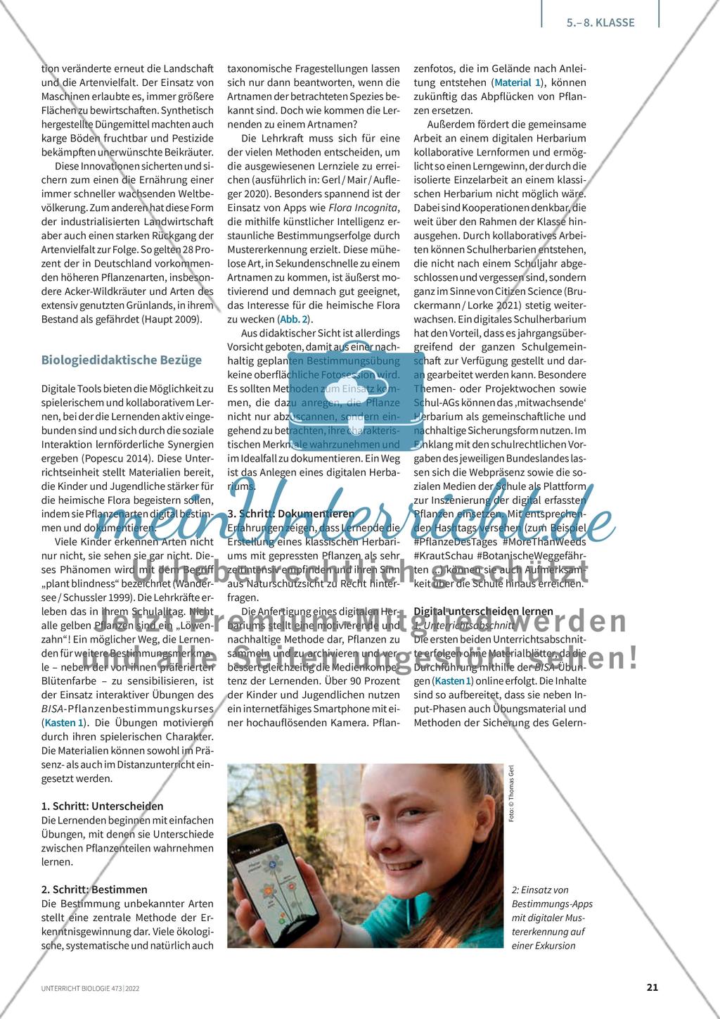 Outdoor & online Pflanzen entdecken Preview 2