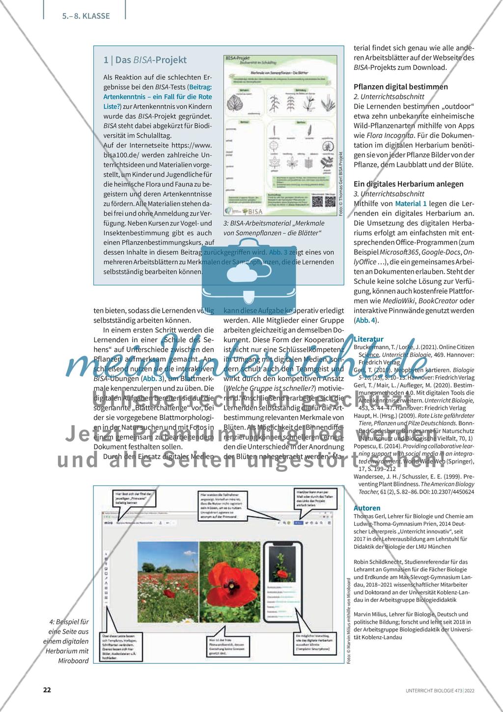Outdoor & online Pflanzen entdecken Preview 3