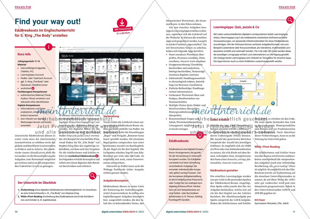 digital unterrichten – Englisch -4/2022 Preview 7