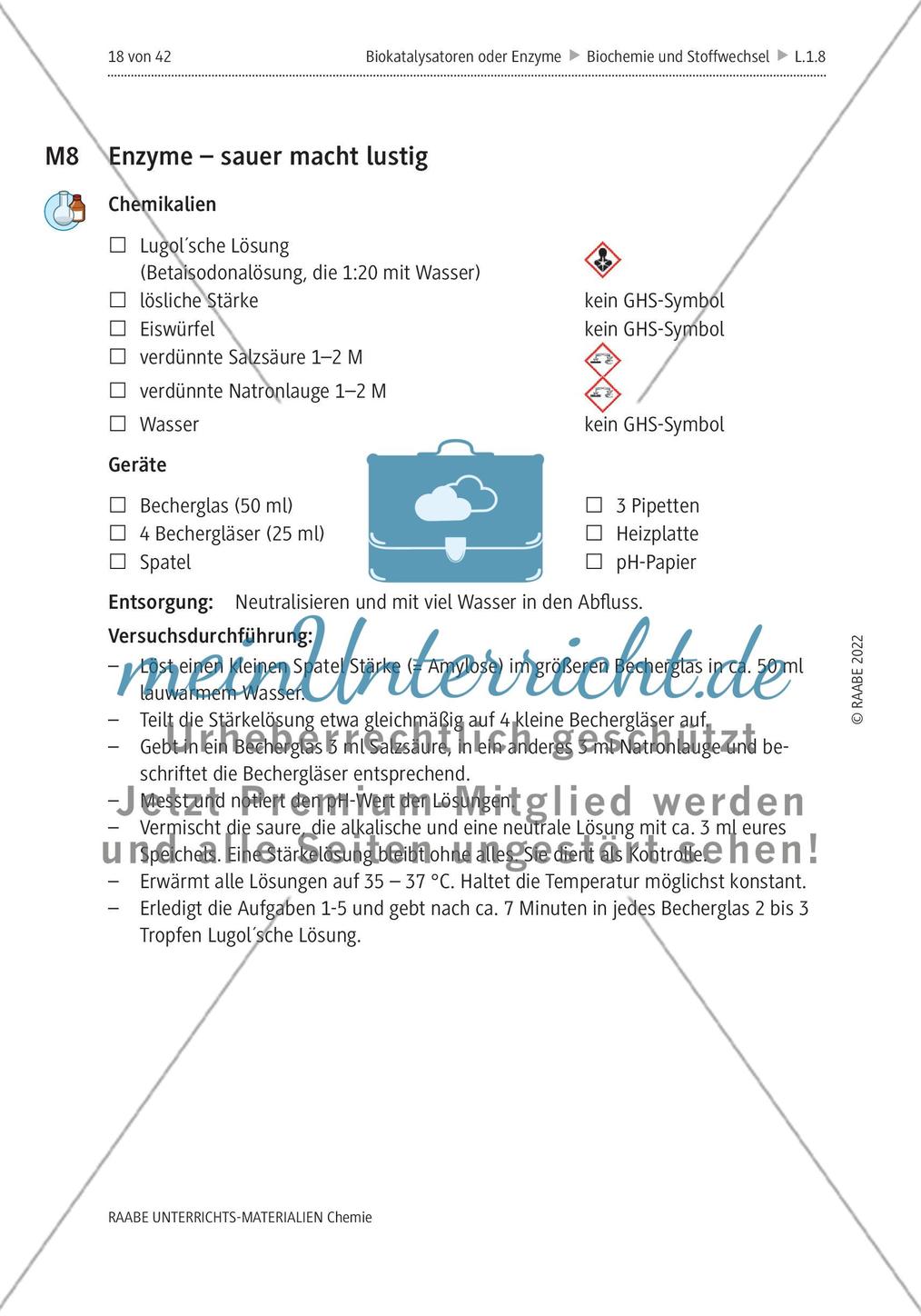 Biokatalysatoren oder Enzyme - M6-M12 Preview 5
