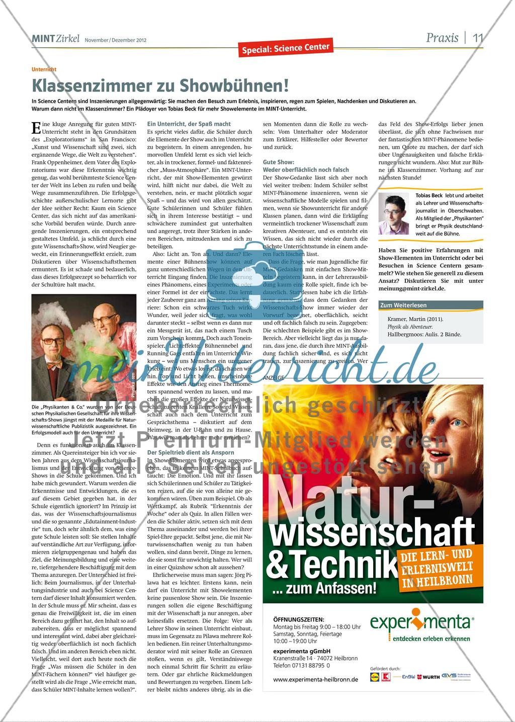MINT Zirkel - Ausgabe 05, November/Dezember 2012 Preview 11