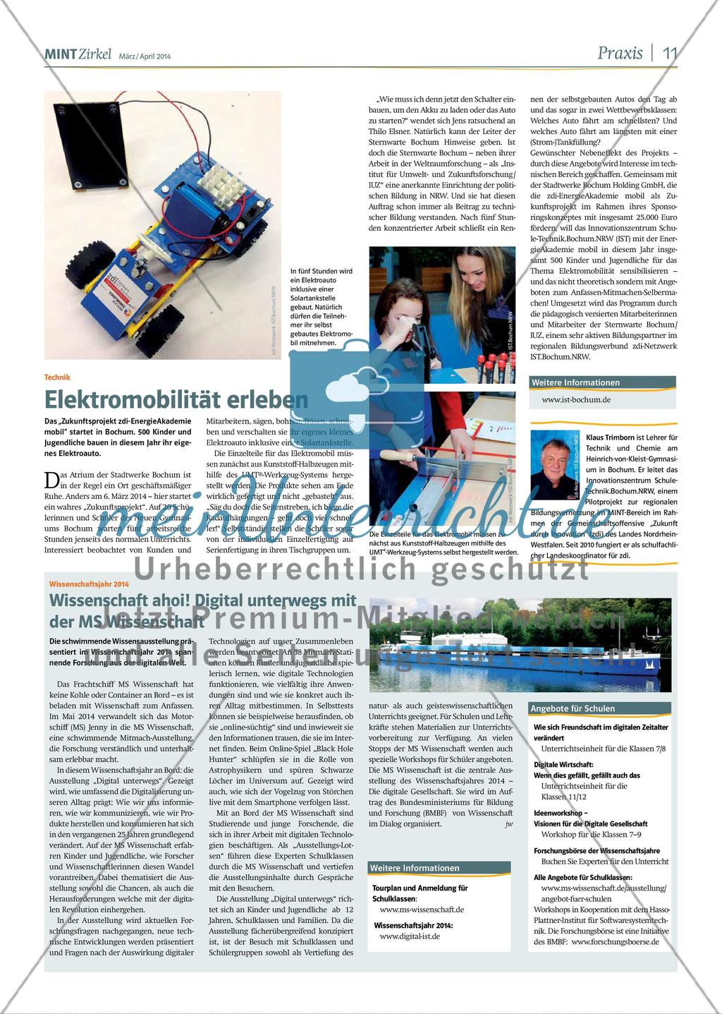 MINT Zirkel - Ausgabe 02, März/April 2014 Preview 11