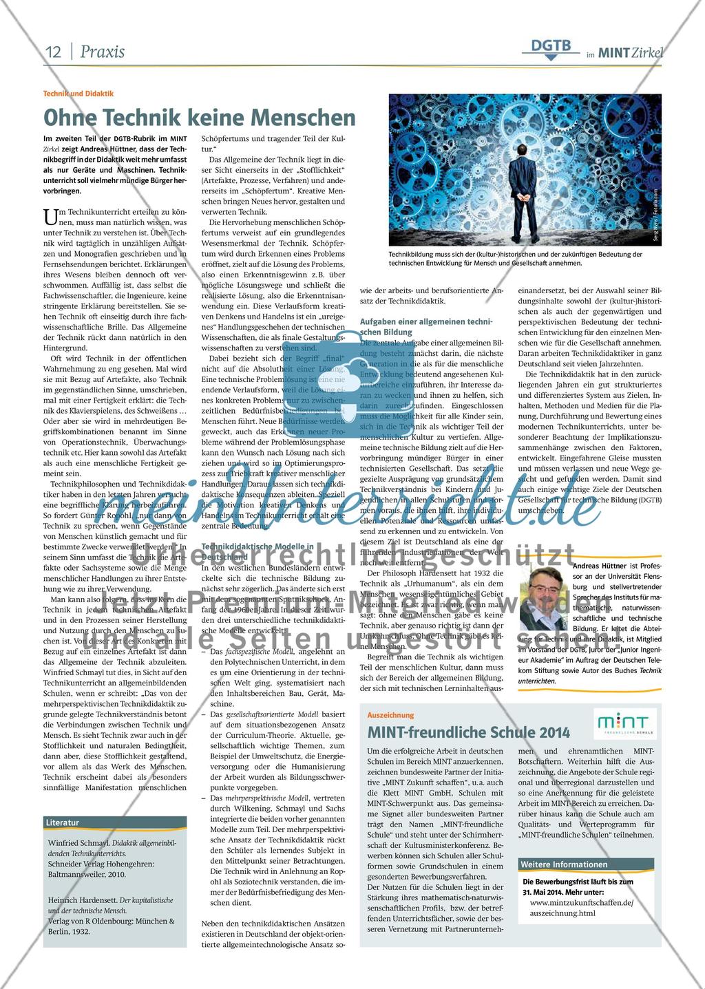 MINT Zirkel - Ausgabe 02, März/April 2014 Preview 12