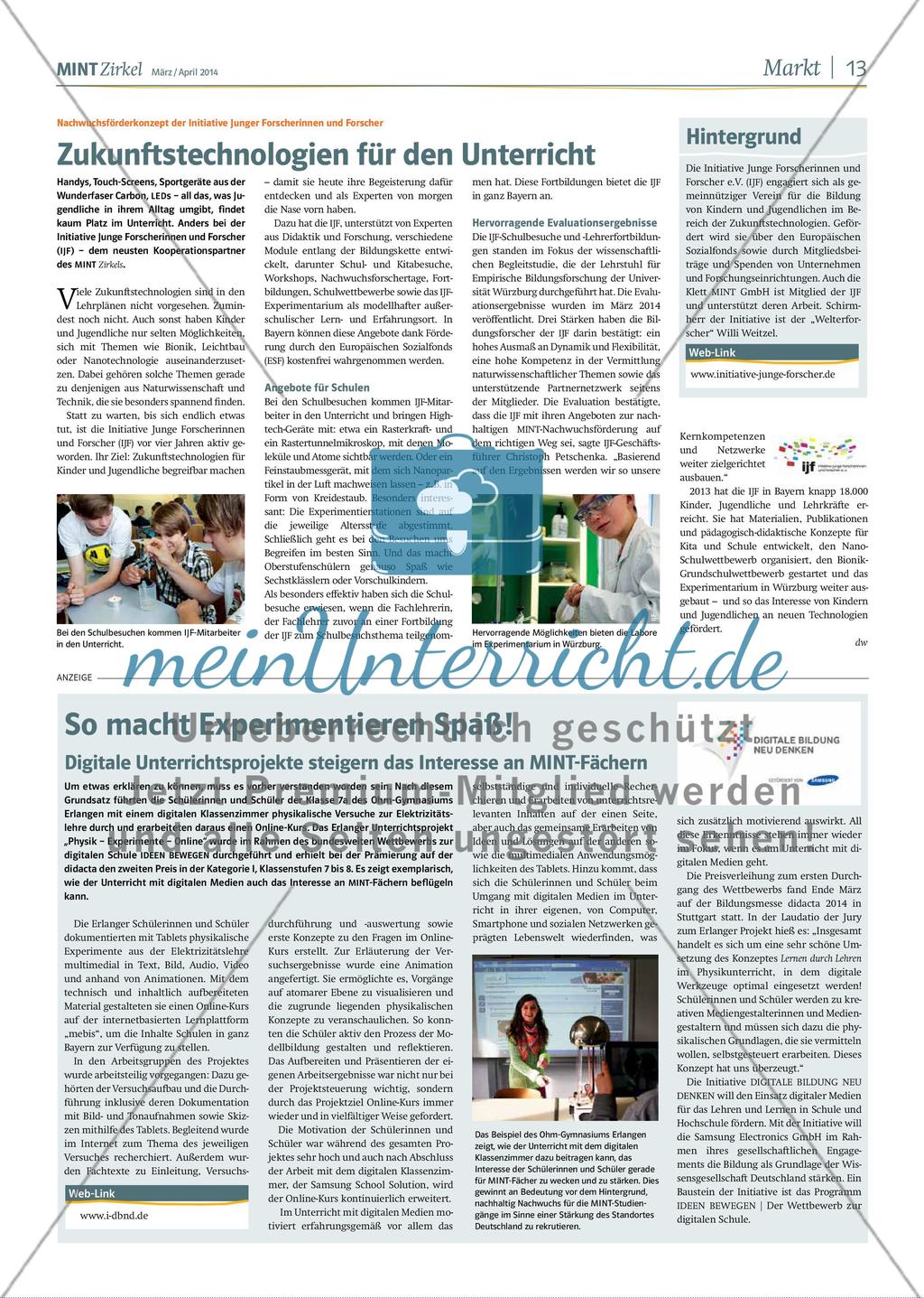 MINT Zirkel - Ausgabe 02, März/April 2014 Preview 13