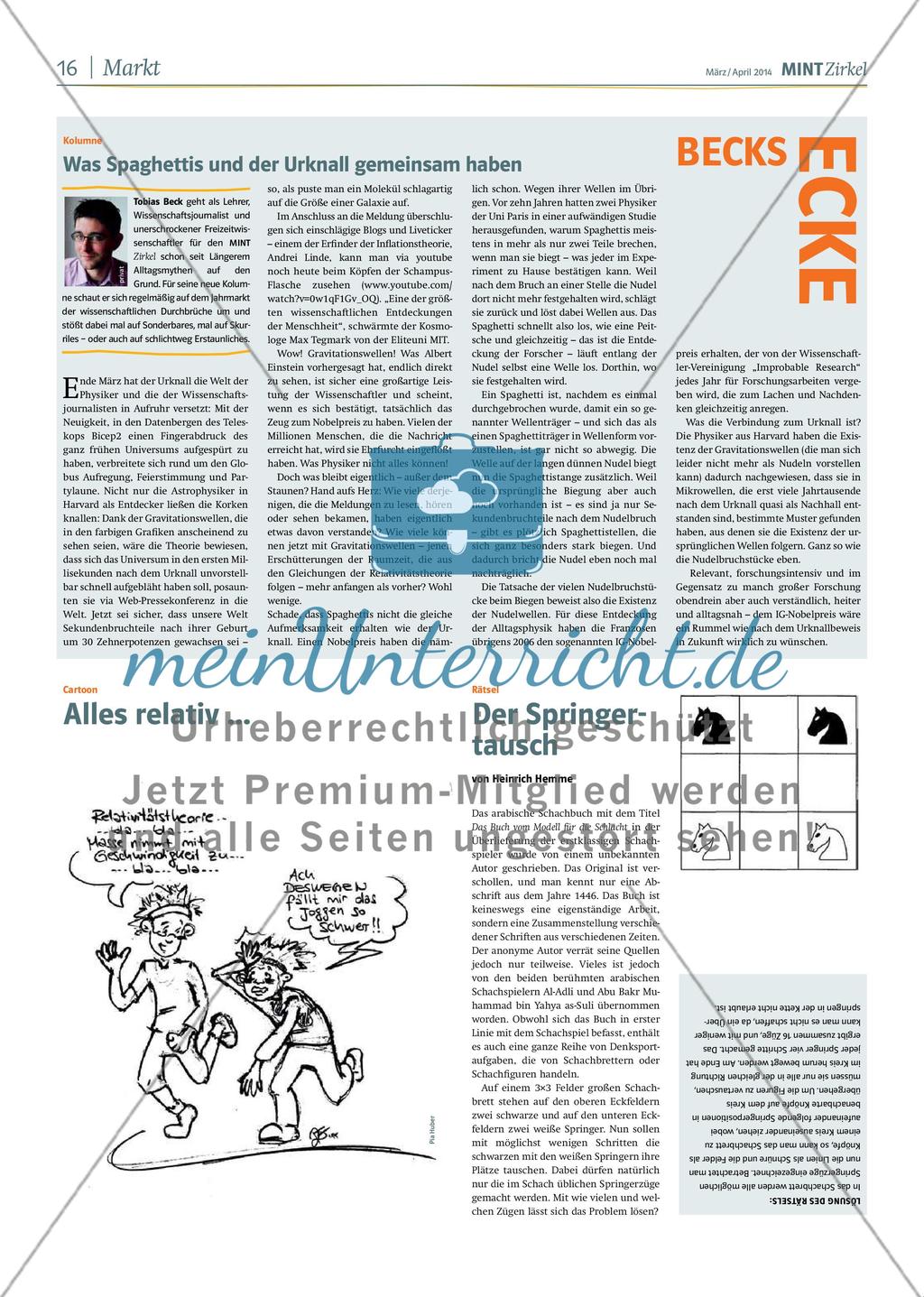 MINT Zirkel - Ausgabe 02, März/April 2014 Preview 16