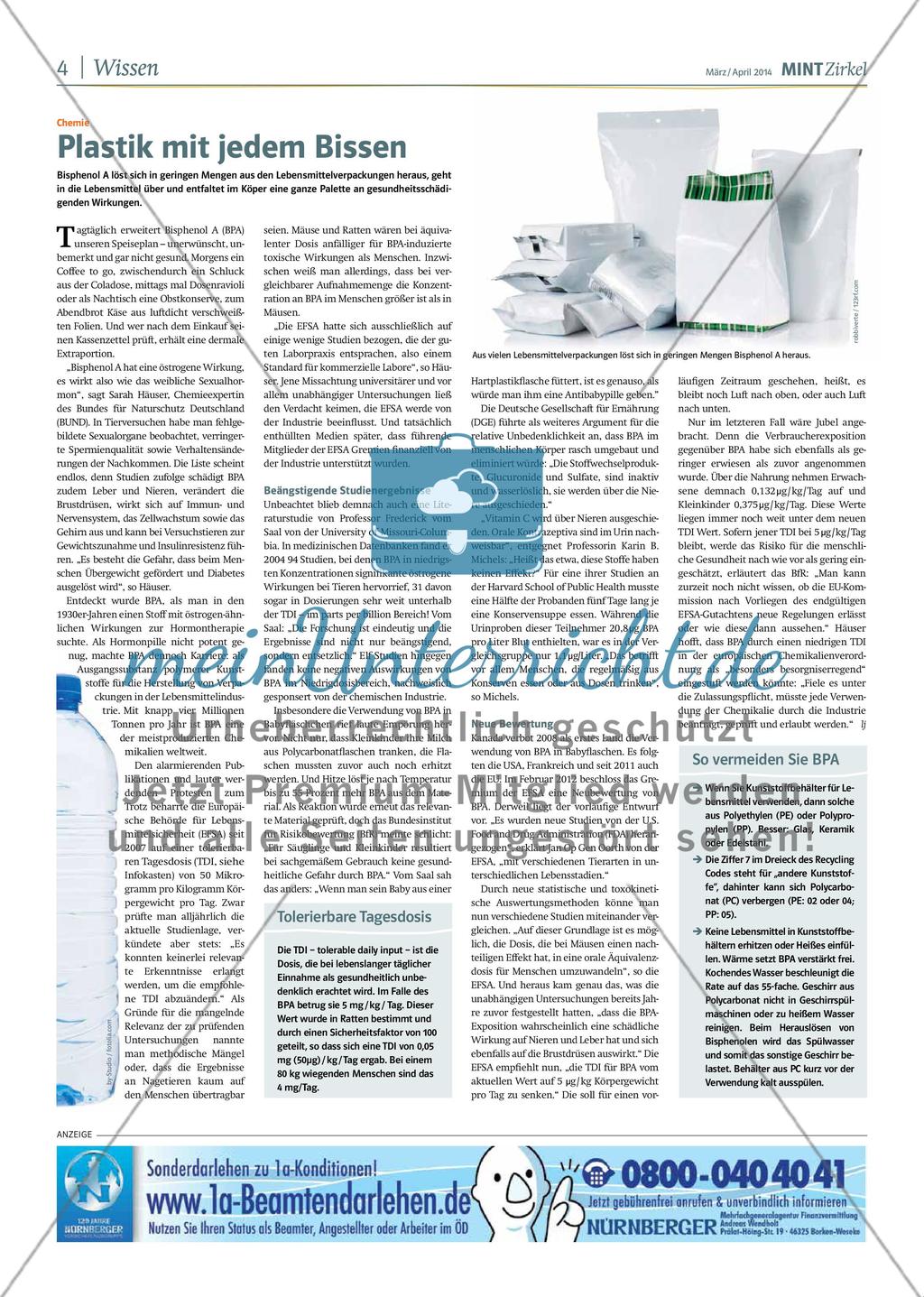MINT Zirkel - Ausgabe 02, März/April 2014 Preview 4