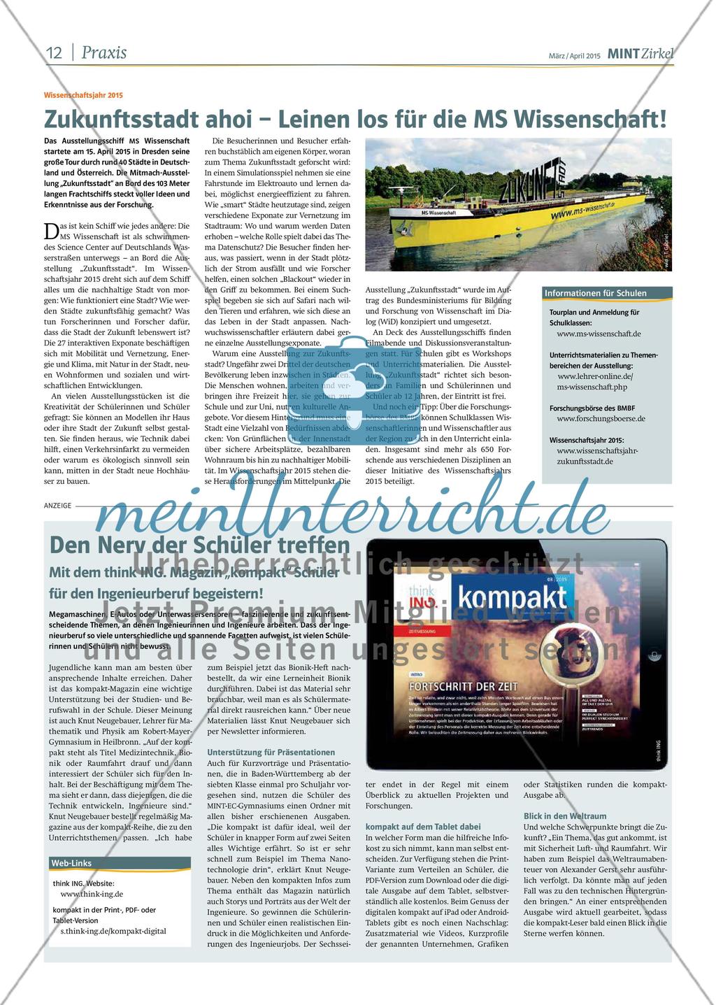 MINT Zirkel - Ausgabe 02, März/April 2015 Preview 12