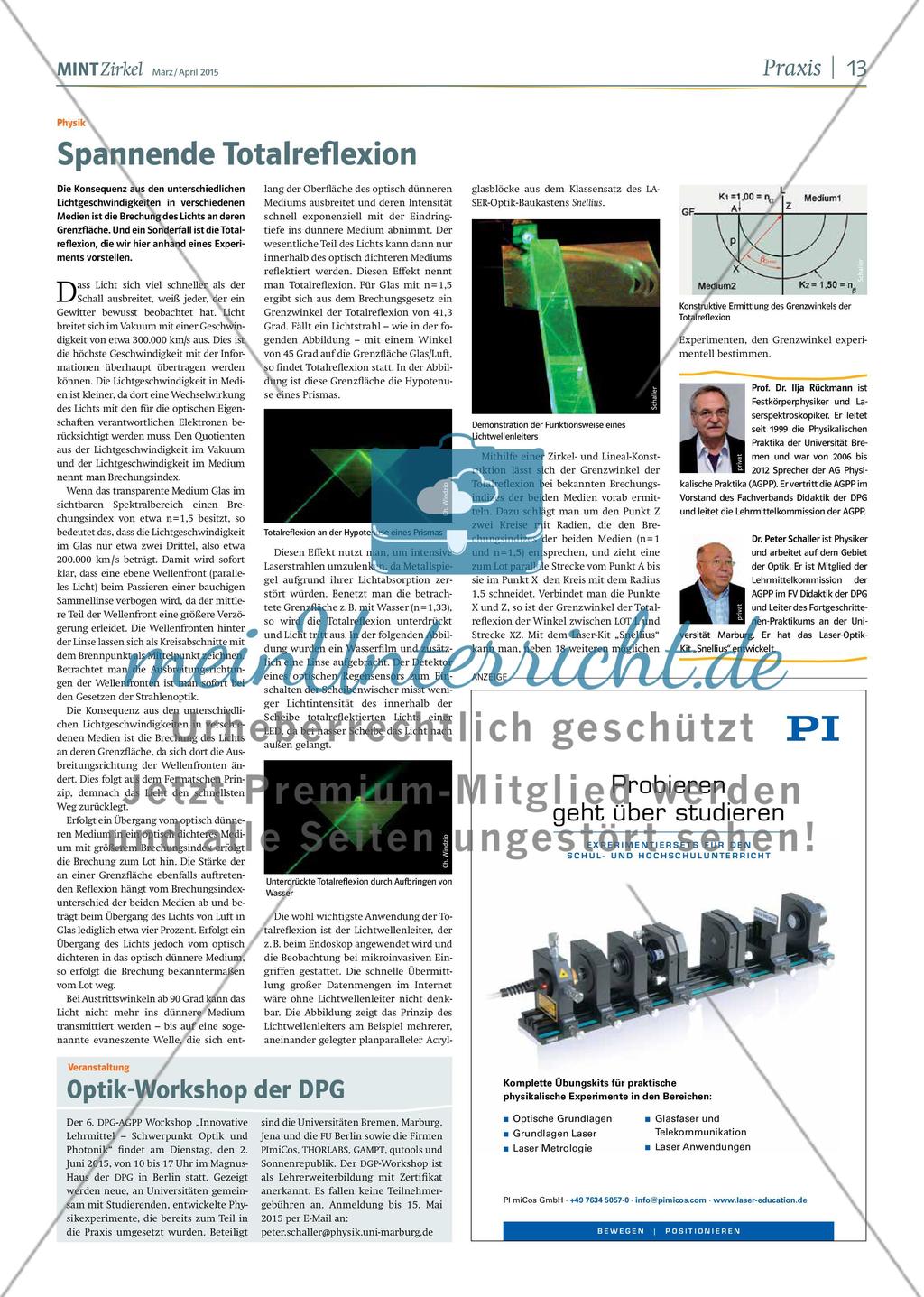 MINT Zirkel - Ausgabe 02, März/April 2015 Preview 13
