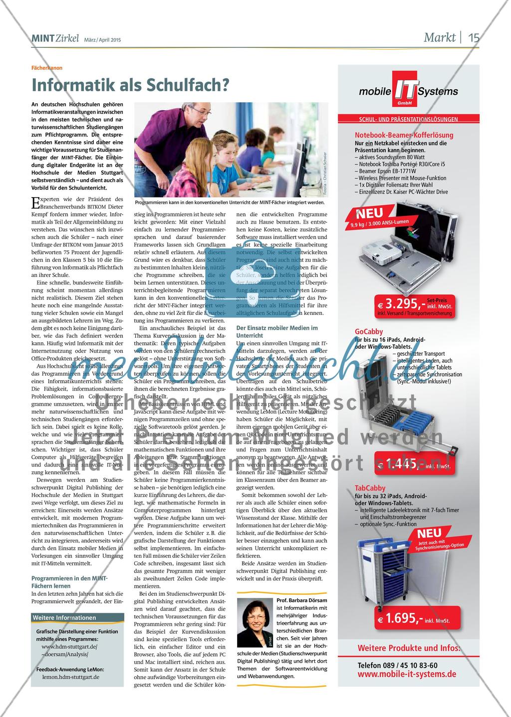 MINT Zirkel - Ausgabe 02, März/April 2015 Preview 15