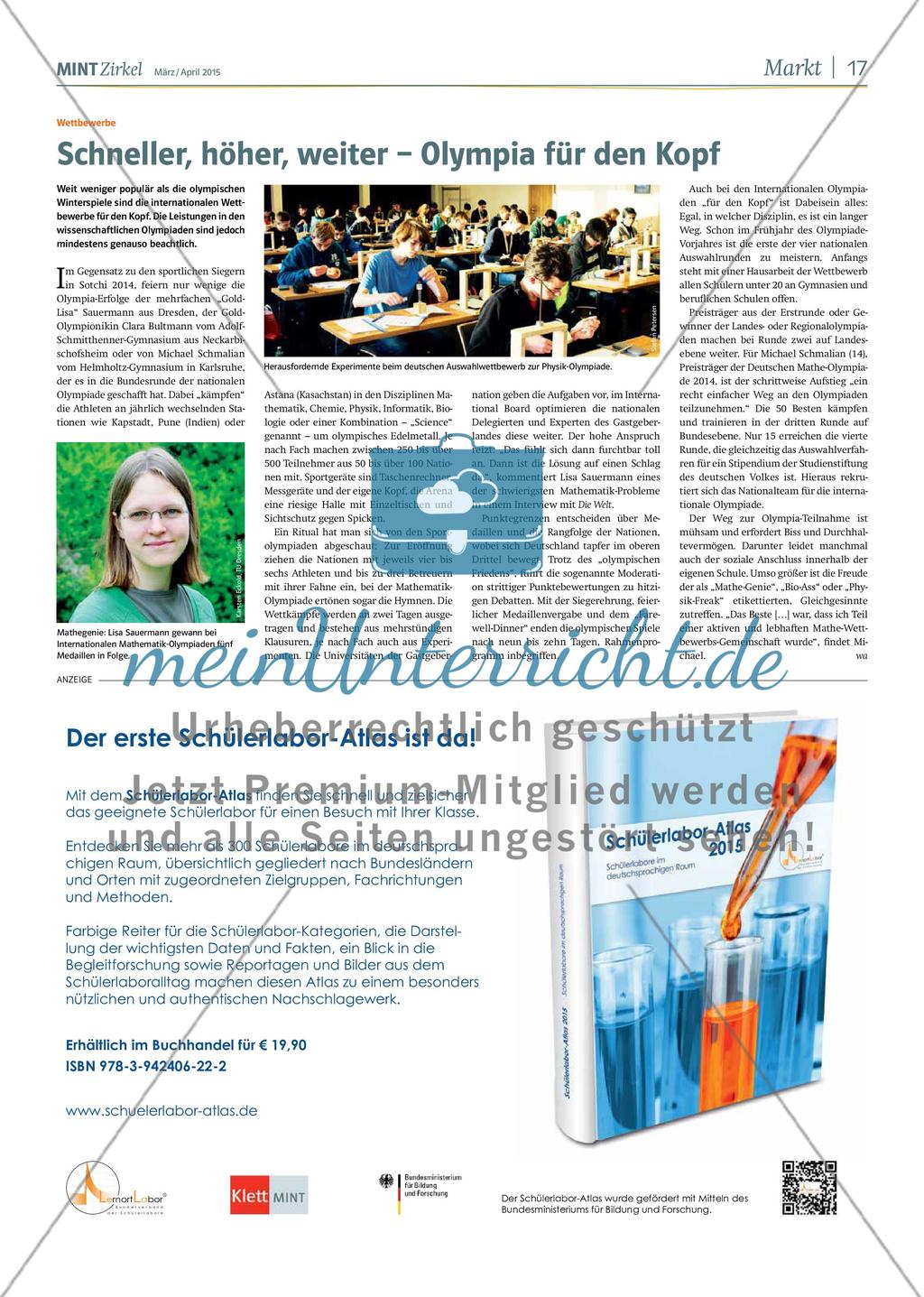 MINT Zirkel - Ausgabe 02, März/April 2015 Preview 17