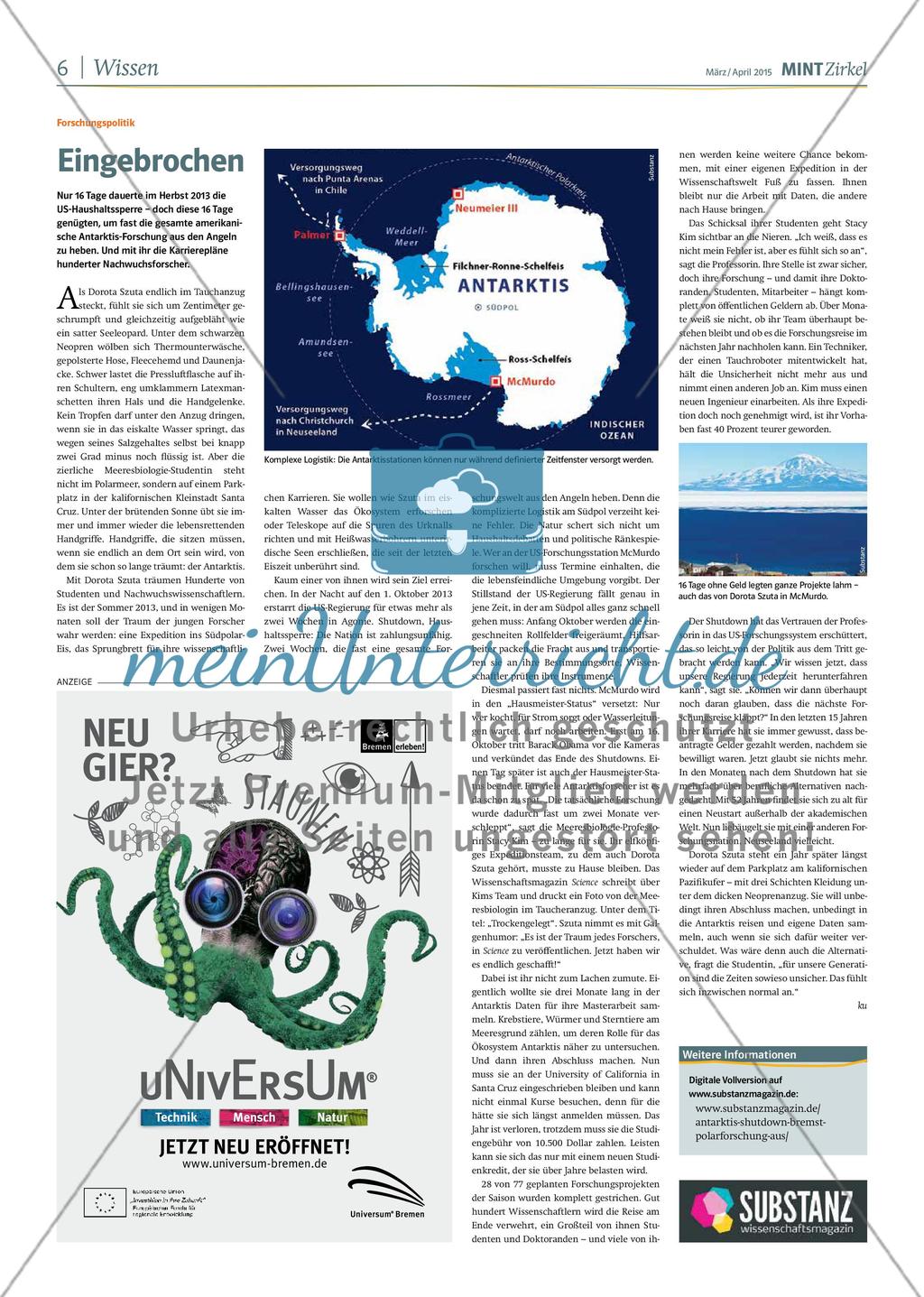 MINT Zirkel - Ausgabe 02, März/April 2015 Preview 6