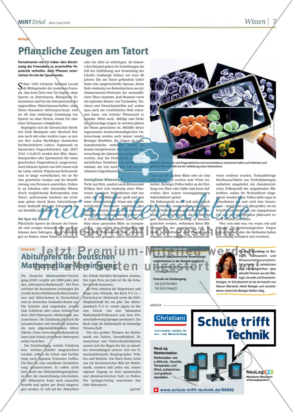 MINT Zirkel - Ausgabe 02, März/April 2015 Preview 7