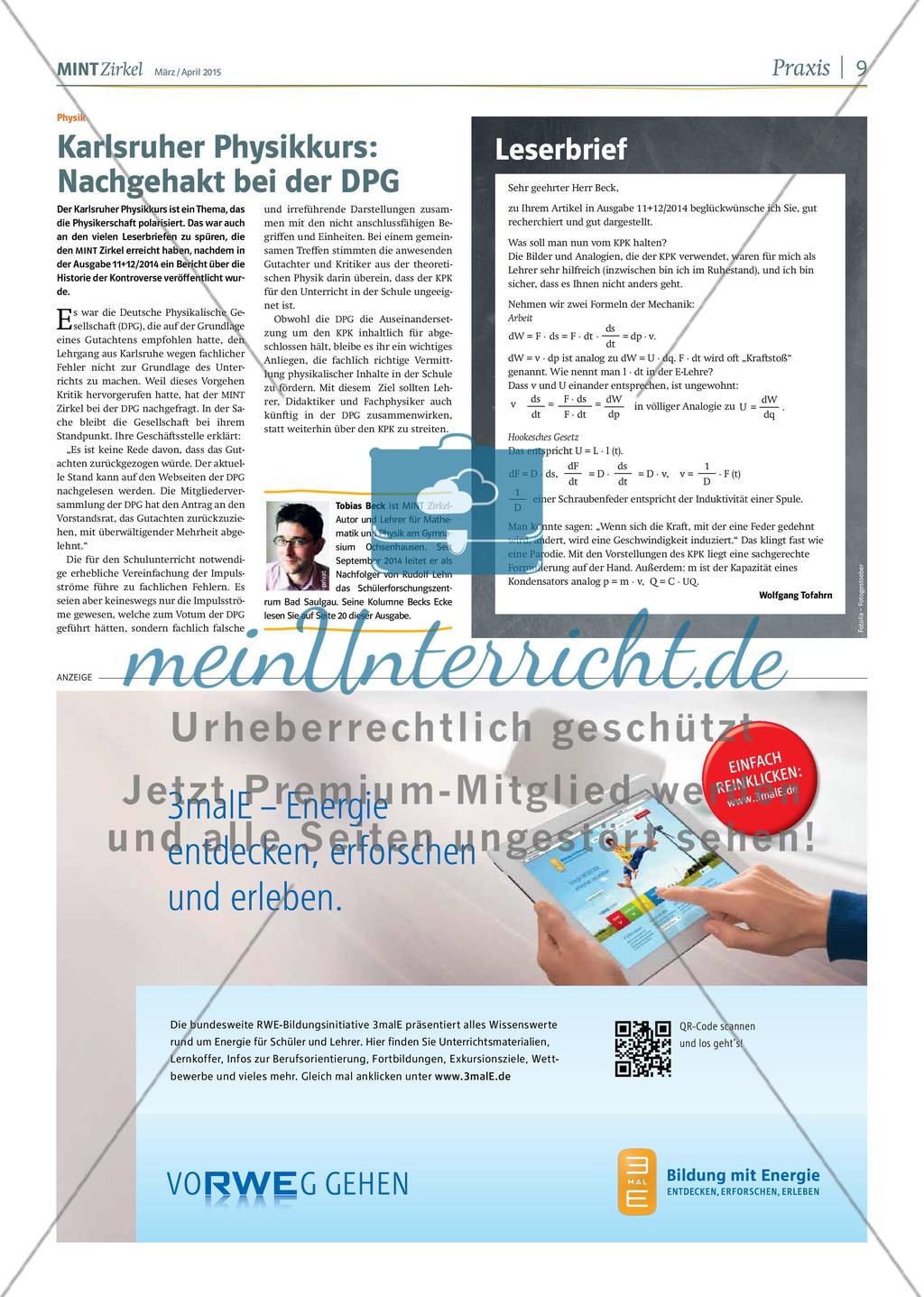 MINT Zirkel - Ausgabe 02, März/April 2015 Preview 9