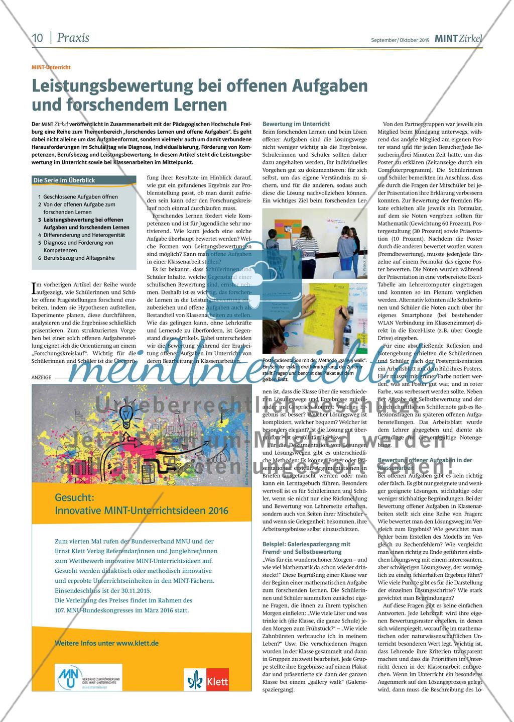 MINT Zirkel - Ausgabe 05, September/Oktober 2015 Preview 10