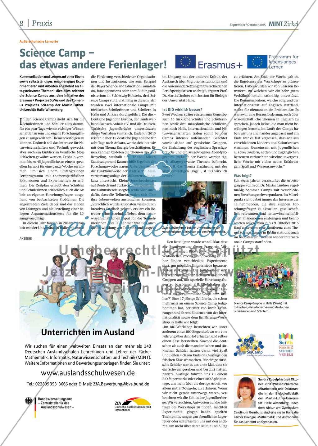 MINT Zirkel - Ausgabe 05, September/Oktober 2015 Preview 8
