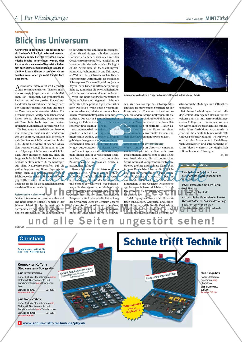 MINT Zirkel - Ausgabe 02, April/Mai 2016 Preview 4