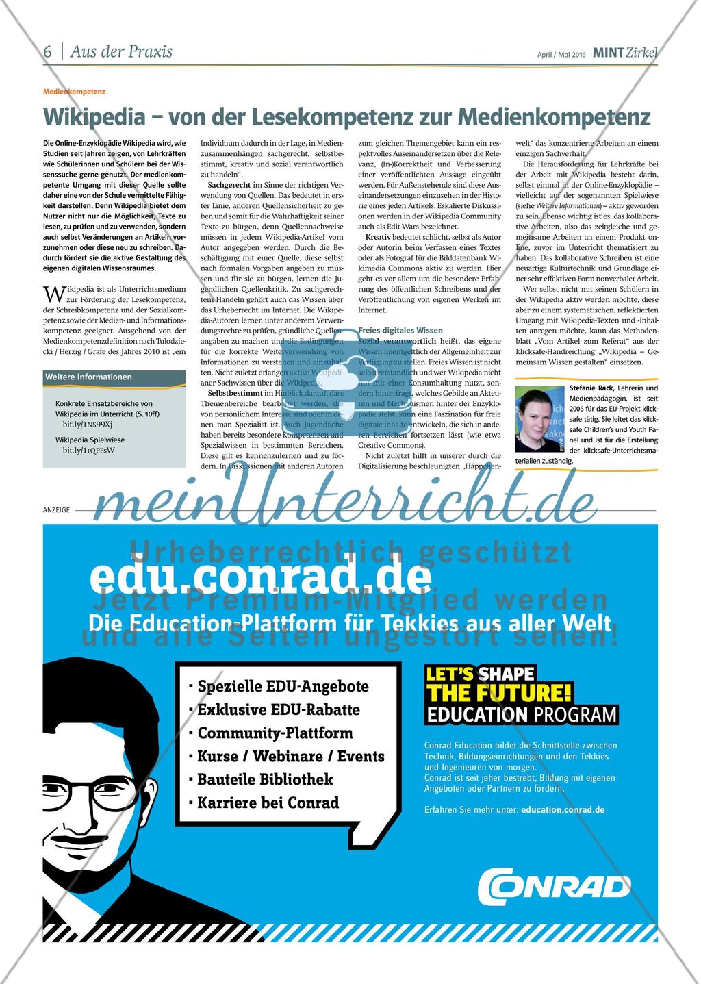 MINT Zirkel - Ausgabe 02, April/Mai 2016 Preview 6