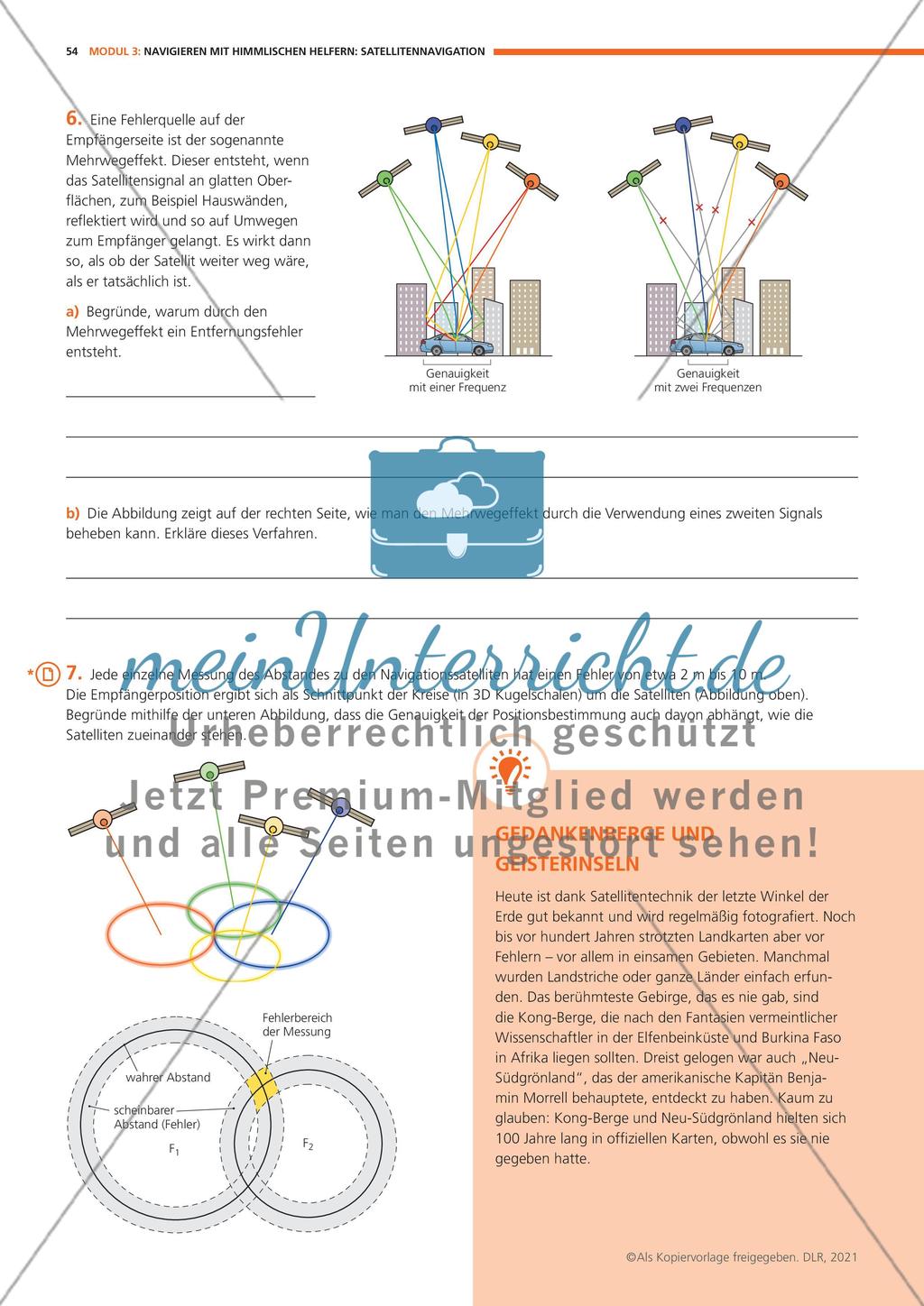 Modul 3: Navigieren mit himmlischen Helfern: Satellitennavigation Preview 14