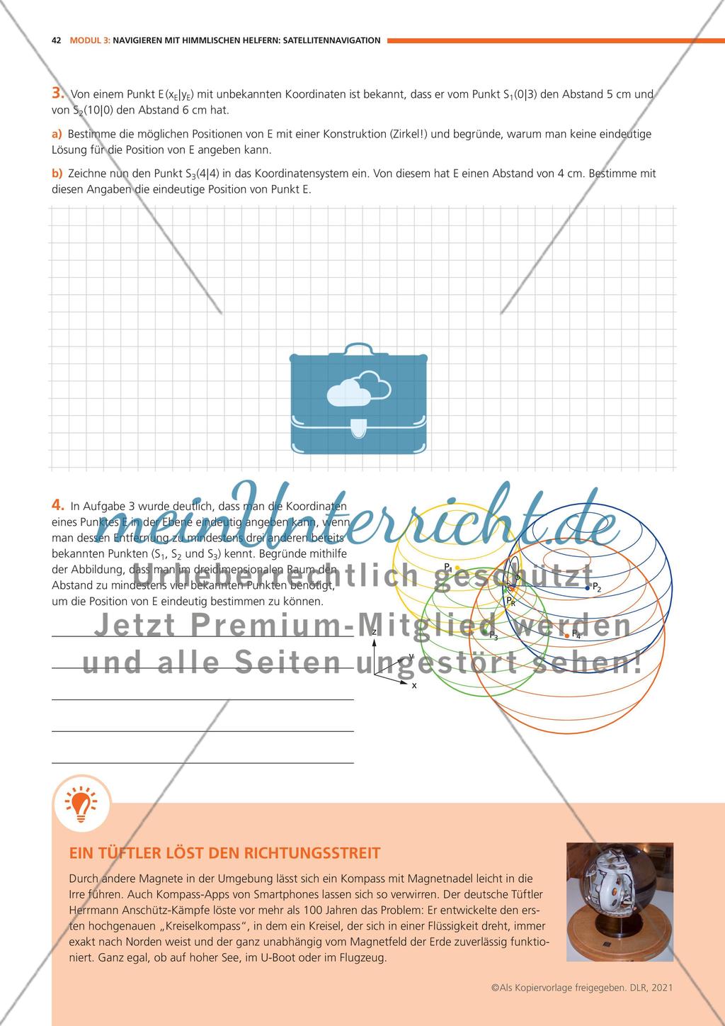 Modul 3: Navigieren mit himmlischen Helfern: Satellitennavigation Preview 2