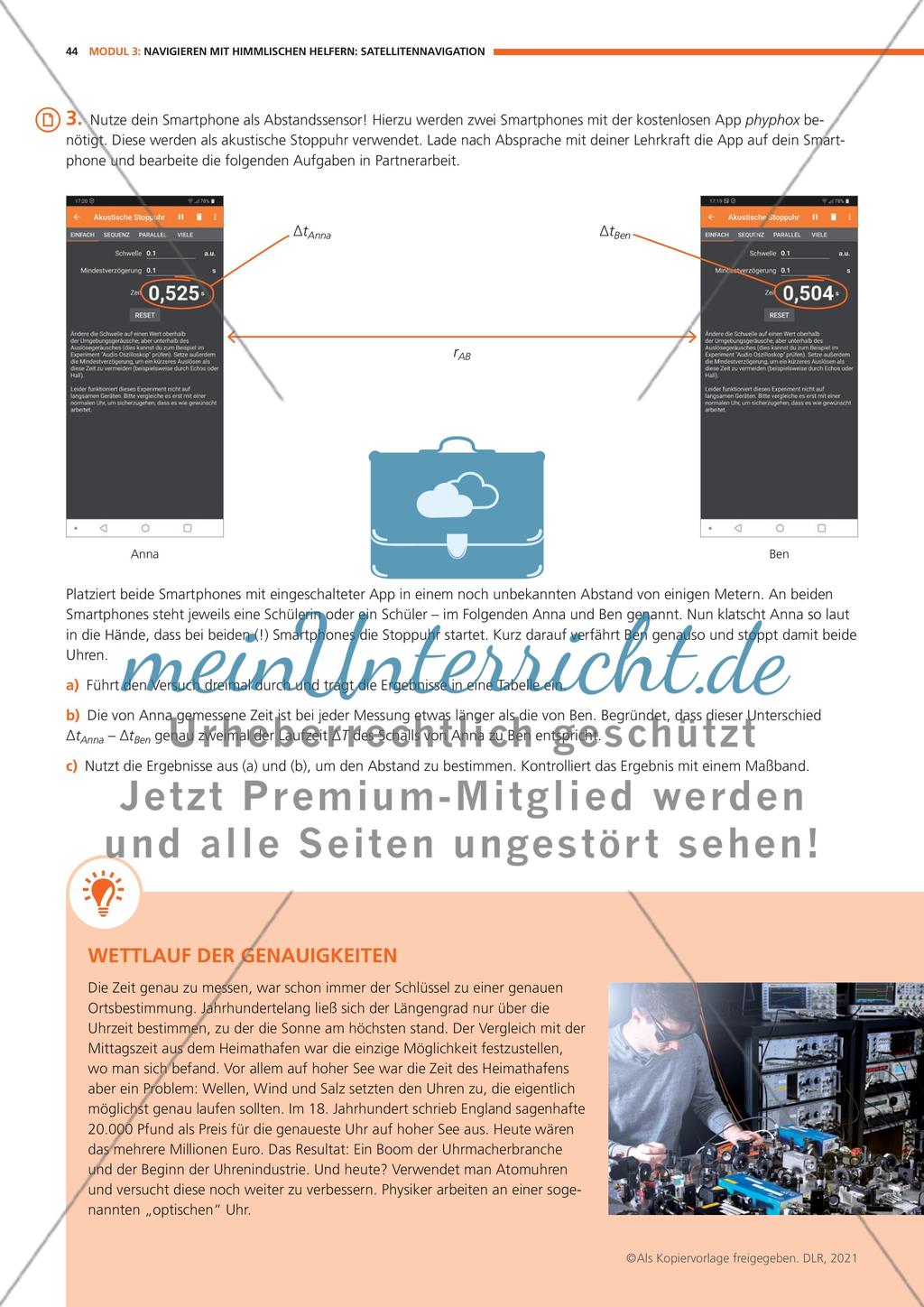 Modul 3: Navigieren mit himmlischen Helfern: Satellitennavigation Preview 4