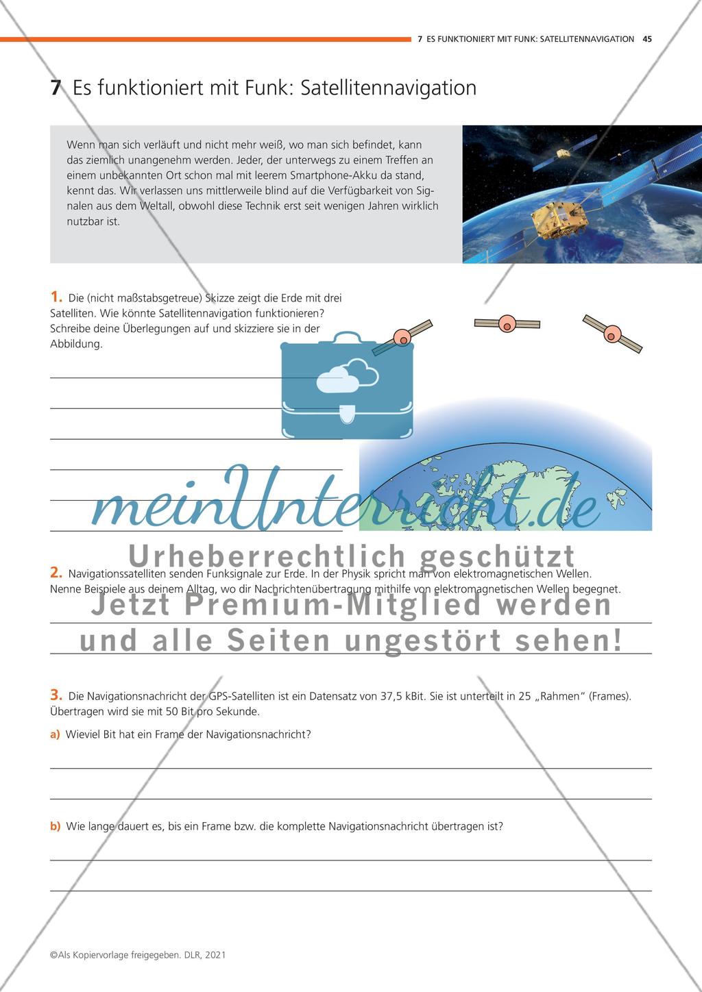 Modul 3: Navigieren mit himmlischen Helfern: Satellitennavigation Preview 5