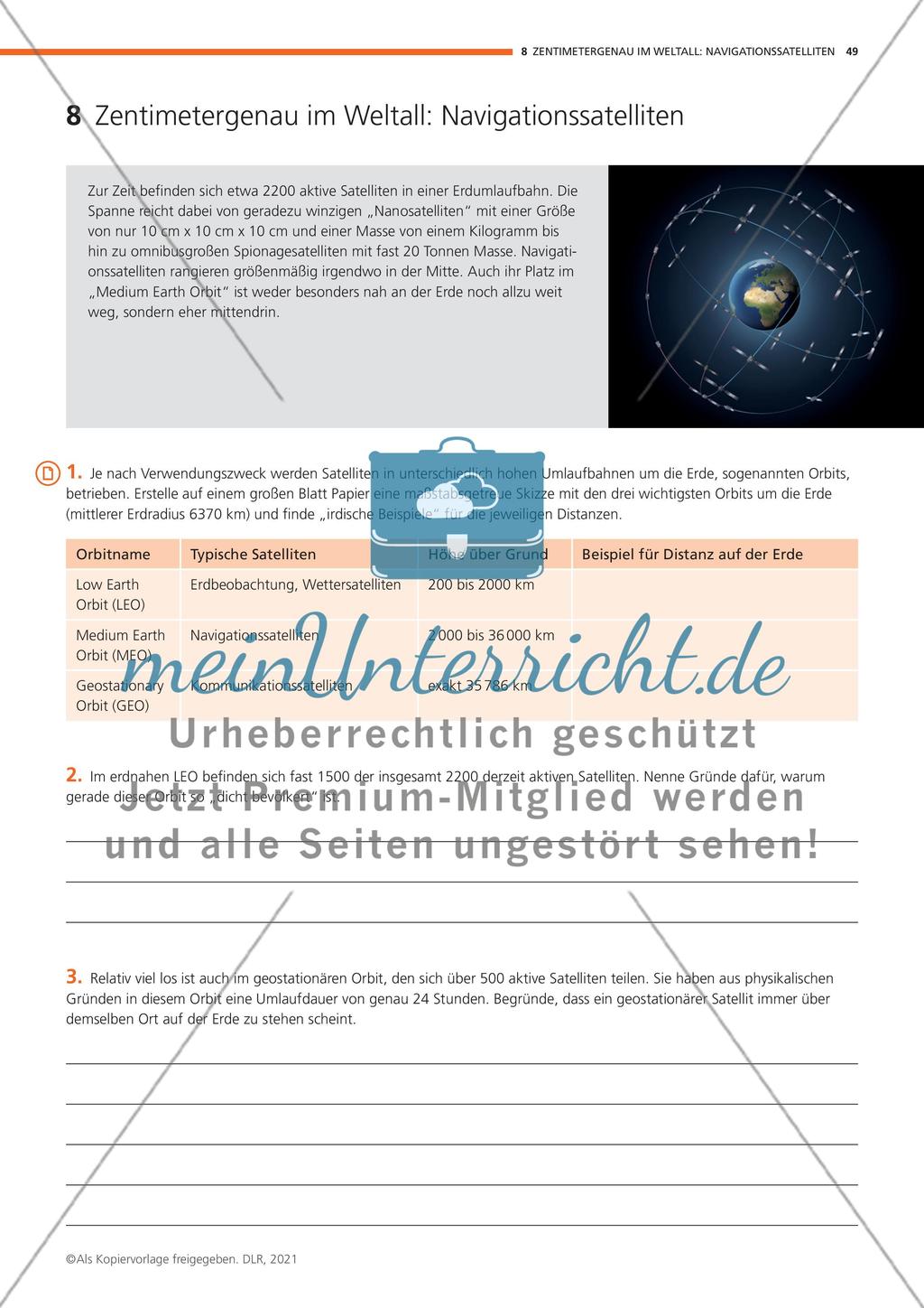 Modul 3: Navigieren mit himmlischen Helfern: Satellitennavigation Preview 9