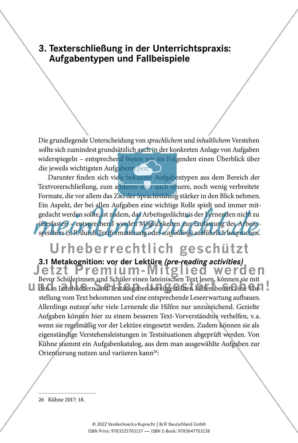 Texterschließung in der Unterrichtspraxis: Aufgabentypen und Fallbeispiele Preview 1