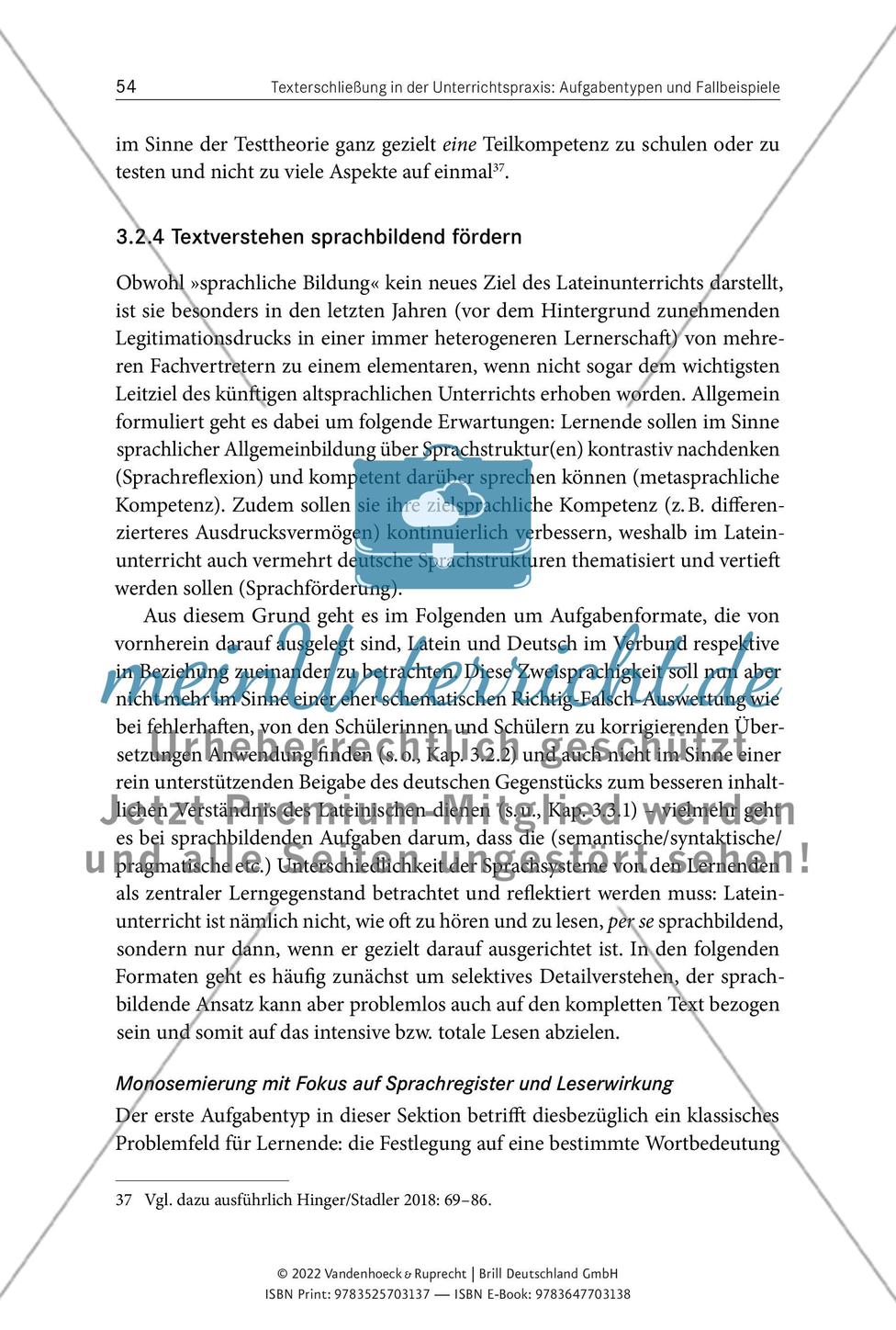 Texterschließung in der Unterrichtspraxis: Aufgabentypen und Fallbeispiele Preview 23