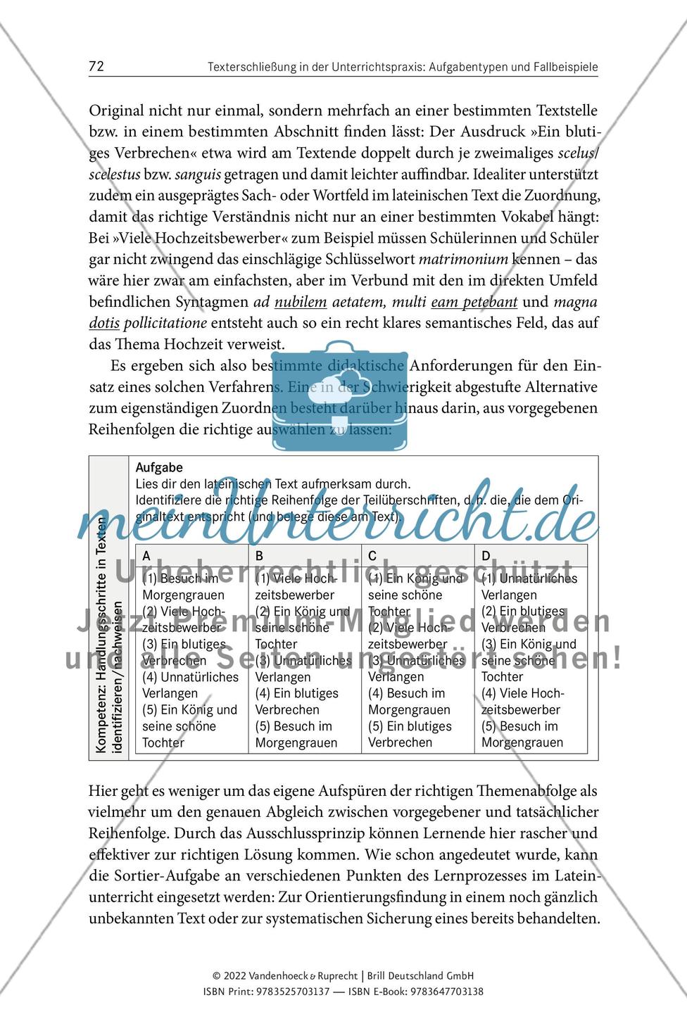Texterschließung in der Unterrichtspraxis: Aufgabentypen und Fallbeispiele Preview 41