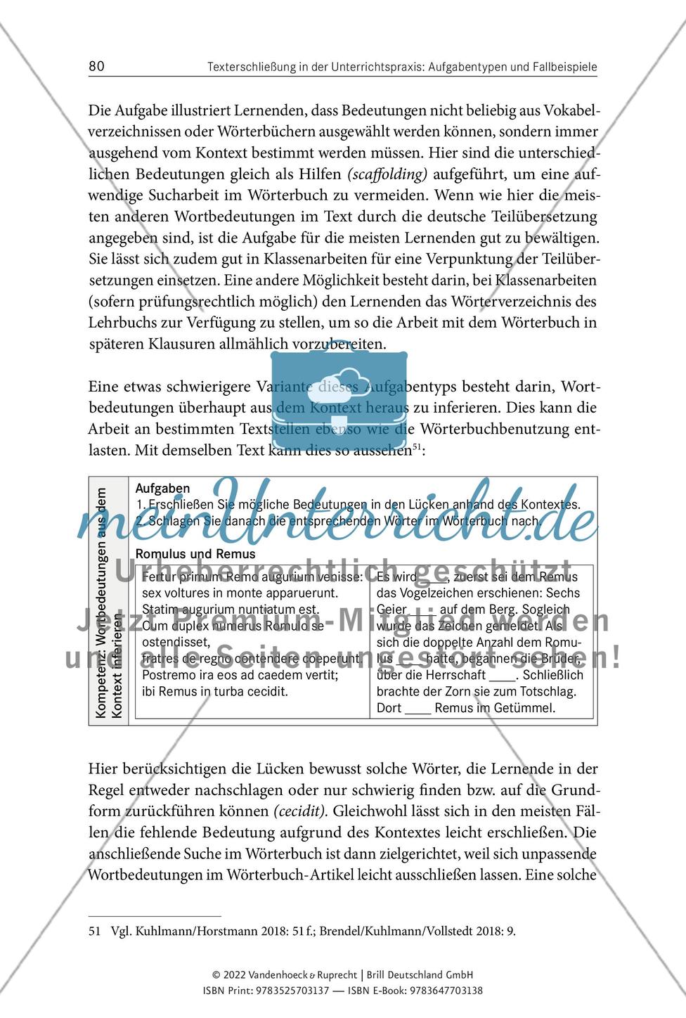 Texterschließung in der Unterrichtspraxis: Aufgabentypen und Fallbeispiele Preview 49
