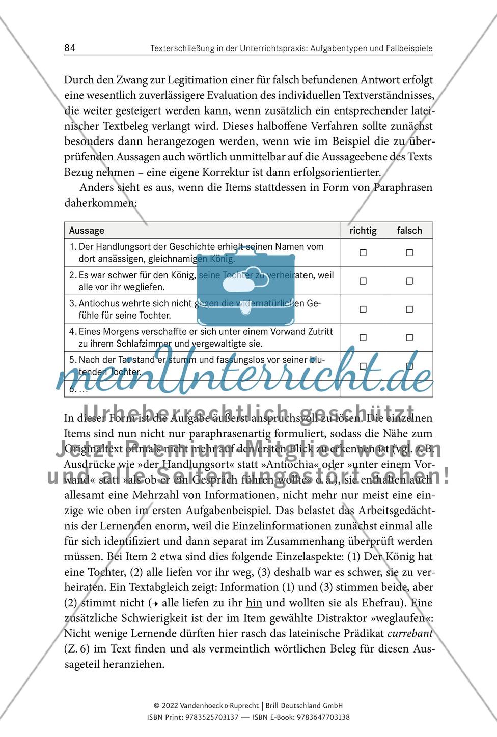 Texterschließung in der Unterrichtspraxis: Aufgabentypen und Fallbeispiele Preview 53